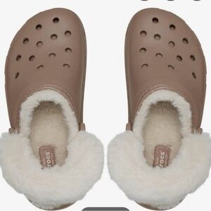 Classic platform fuzz lined Clog